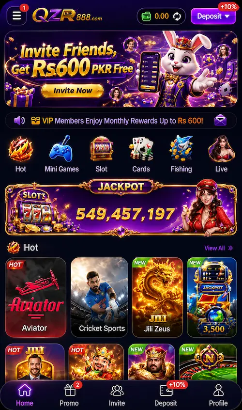 QZR888 Game interface